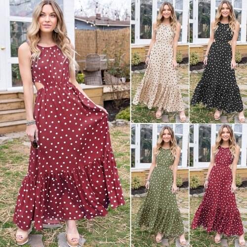 GYKDRSOIE Summer Polka Dot Dresses