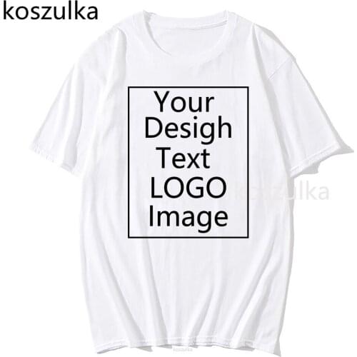 Customized Print Cotton T Shirt Women/men DIY Your Like Photo or Logo White Tees Shirts T-Shirt Fashion Men Custom Tshirt 11092