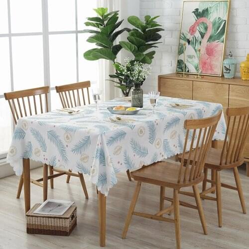 HXCOCLS Linen Tablecloths On The Table