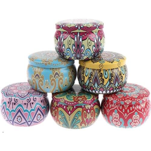 Hot Sales High Quality New Candy Box Drum-shaped Cookie Box Party Supply Tea Pot Tin Box Jewelry Box
