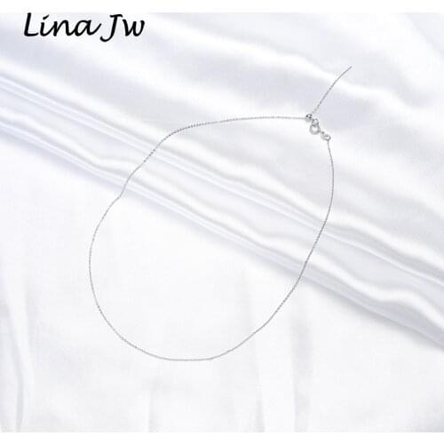 Lina Jw Women Adjustable Chain Choker Necklaces Thin Chain On The Neck Minimalist Pendant Jewelry 2021 Chocker Collar For Girl