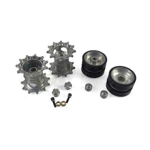 Mato 1/16 American M1A2 Abrams Metal Sprockets And Idlers With Bearings MT199 TH00903-SMT4