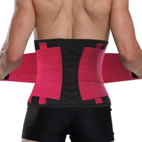 Medical Lumbar Support Belt Back Brace Waist Trimmer Protector Weight Loss Injury Muscle Compression Weightlifting Body Shaper