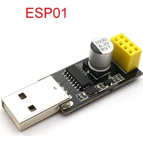ESP01 Programmer Adapter UART GPIO0 ESP-01 Adaptaterr ESP8266 CH340G USB to ESP8266 Serial Wireless Wifi Developent Board Module