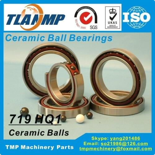 71903C/ 71903AC SUL HQ1 P4 Angular Contact Ball Bearing (17x30x7mm) with Ceramic Balls