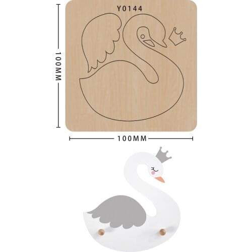 Handmade 2021 New Design Craft Die Cutting DIY Lovely Swan Decoration Scrapbooking Suitable for Sizzix Big Shot Machines
