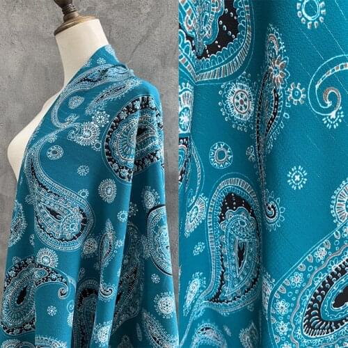 Width 150x1m good chiffon fabric 100% polyester chiffon fabric blue DIY girl silk skirt skirt curtain chiffon fabric