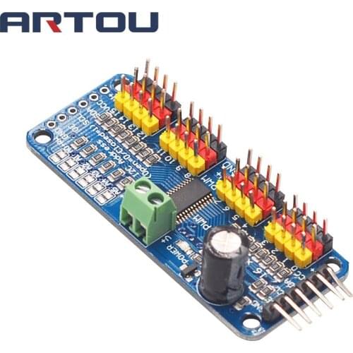 16 Channel 12-bit PWM/Servo Driver-I2C interface PCA9685 module for arduino or Raspberry pi shield module servo shield