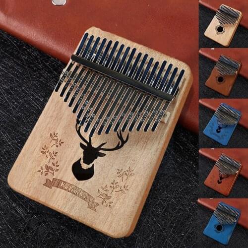 1pcs Thumb Piano Male and Female Beginner Learning Thumb Easy Piano Instruments Quality High to Use Mahogany Musical Indoor D7U9