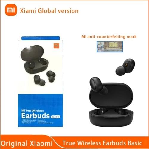 5 Pieces/Batch Xiaomi AirDots TWS Global Version Mi True Wireless Bluetooth Earbuds Basic S Headphone Game Mode Automatic Link