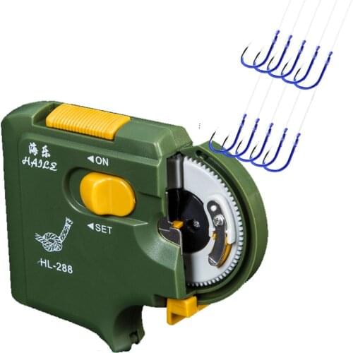 Smart Kingfisher Portable Electronic Automatic Fishing Hook Tier Binding Machine Tie Fast Fishing Line Tie Tool Tying