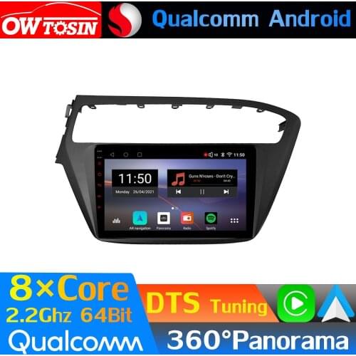 Qualcomm 8Core Android Car Media For Hyundai i20 GB/IB 2018-2019 GPS 360 Panoramic Radio CarPlay Optical HDMI DTS HIFI 4G WiFi