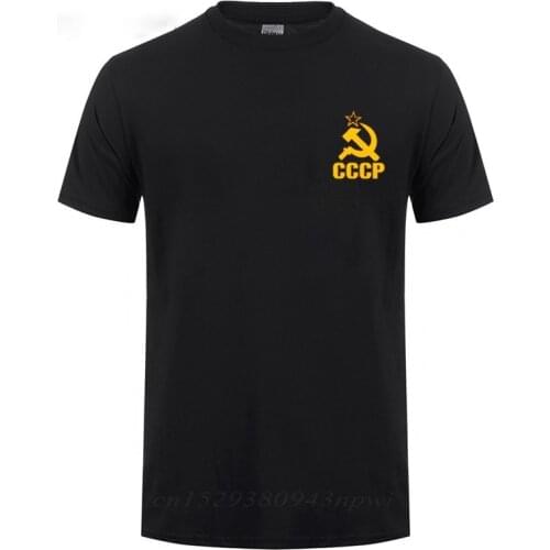 Soviet Flag Hammer Sickle Communist Communism Cccp Army T Shirt Men USSR Soviet Union KGB Moscow Russia T-shirt Tshirt Camiseta