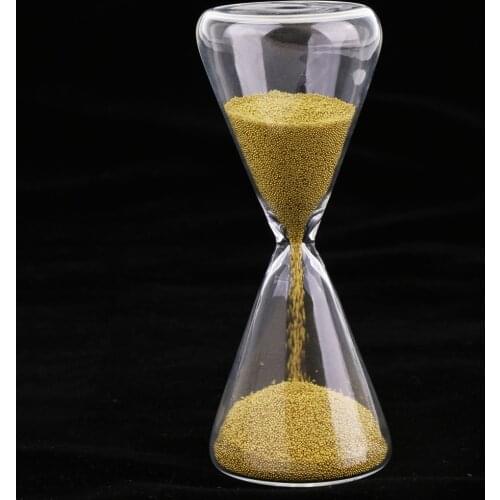 MagiDeal 4.8 inch Unique 30 Seconds Hourglass Golden Sand Timer Time Management for Party Game Playing