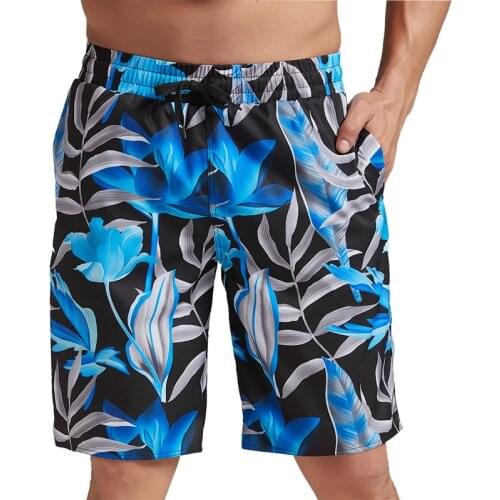 Sbart Men beach shorts loose sunscreen swimming Comfortable dive colour shorts UV bunch Sunscreen surfing Loose Beach Pants