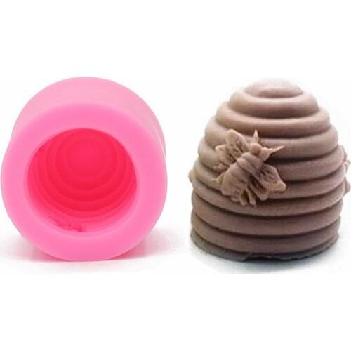 Real Top Fashion 3d Three-dimensional Honeycomb Fondant Cake Mold Chocolate Dessert Baking Cakes Decorating Tools Candle