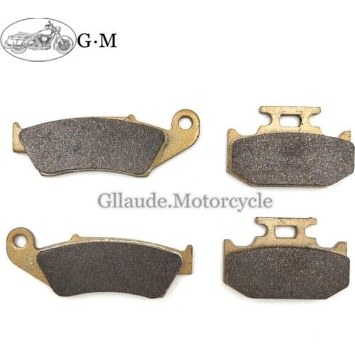 Motorcycle Front / Rear Brake Pads For Kawasaki KDX 200 1995-2006 KDX 220 R 1997-2006 KX125/250 1994 KX500 1994-1995