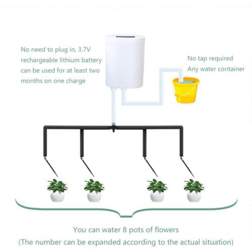 8/4/2 Head Pump Timer System Outdoor Automatic Watering Pump Controller Flowers Plants Home Sprinkler Drip Irrigation Device