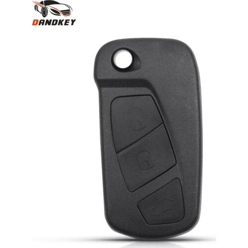Dandkey Replacement 3 Buttons Flip Folding Car Key Shell For Ford KA MK2 KeyCase Remote Key Fob Housing Blank Case Cover