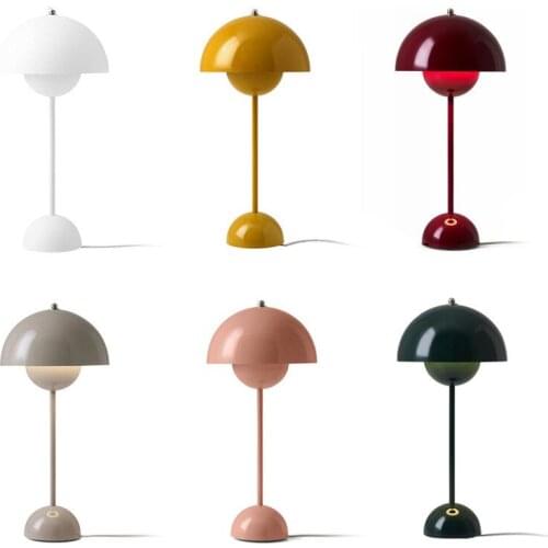 Modern Minimalist Nordic Art Design Bedroom Bedside Living Room Study Creative Hotel Decoration Flower Bud Table Lamp