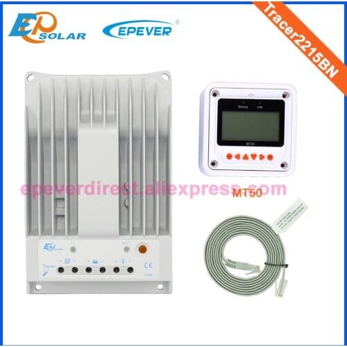 Tracer2215BN Free Shipping MT50 Meter remote 20A 20amps Max PV input 150V fast delivery EPEVER Solar controller regulator