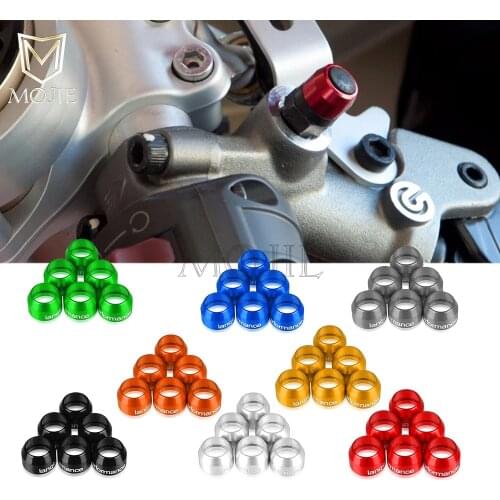 Motorcycle Universal Billet Bleed Valve Cover Kit For YAMAHA MT01 R15 FZ-S 150 16 FZ16 FZ25 XT660Z Tenere XT660 E R X XT600 E Z