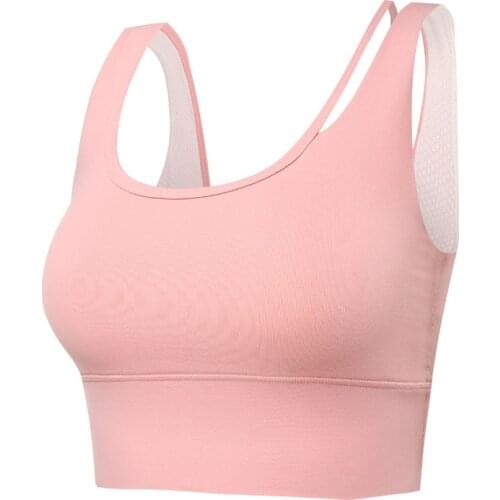 Mermaid Curve High Impact Sports Bra Push Up Workout Yoga Bra Tops Gym Widened Bottom Fitness Running Brassiere Women Sport Vest