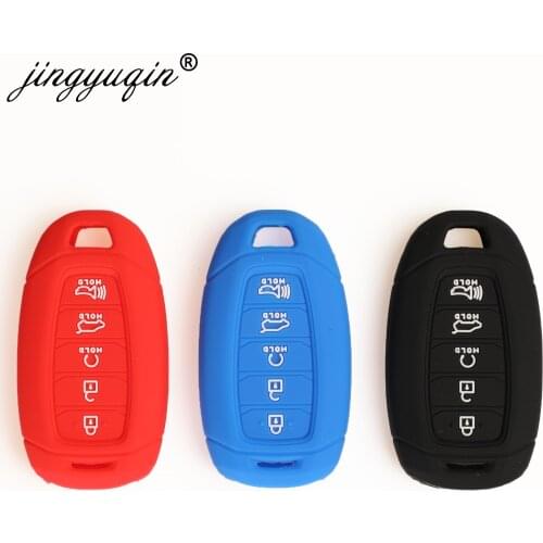 30x Silicone Car Key fob Case Cover for Hyundai Kona Veloster ix35 Tucson Accent Santa fe Solaris ELANTRA Azera 2018 Keyless 5BT