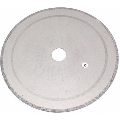 8" inch 200 mm Notched Rim 0.7mm Lapidary Diamond Saw Blade Jewelry Tools for ILOVETOOL