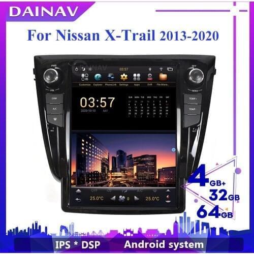 PX6 Vertical Screen Car Radio Multimedia Video Player For Nissan X-Trail 2013-2020 Car Stereo Radio GPS Navigation Head Unit