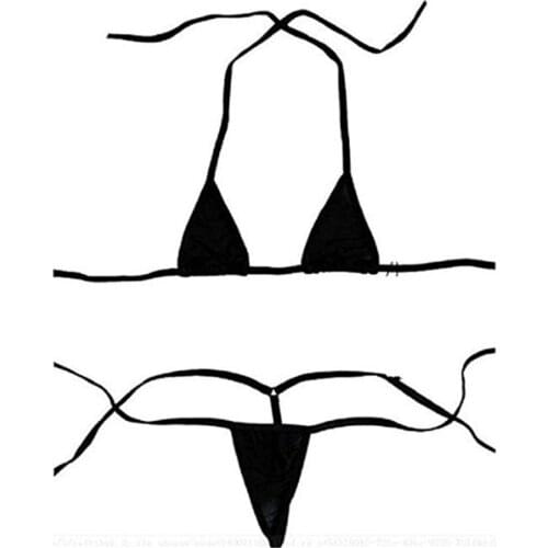 Bikini 2019 Sexy Sling triangle Open back Thong Japanese girl Beach Sunbathing swimwear women swimsuit biquini bikinis monokini