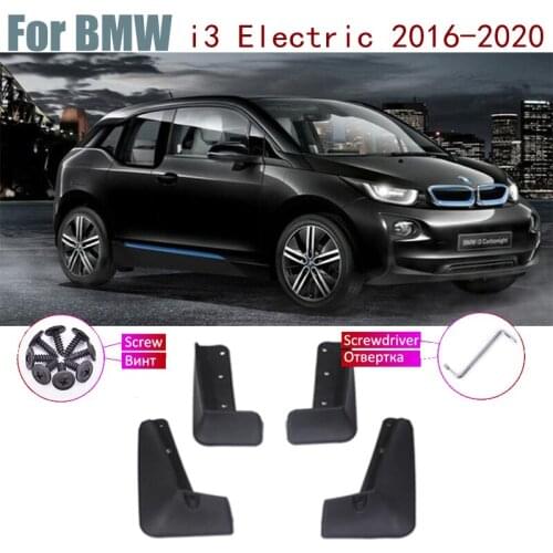 Over Fender Mud Flaps splash Guards Car Splash Accessories Mudguards For BMW i3 Electric 2020 2019 2018 2017 2016