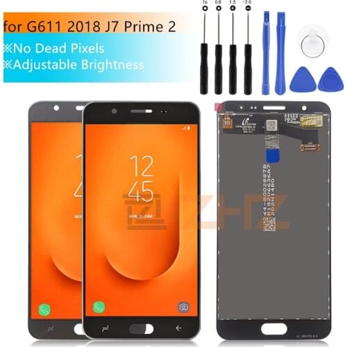 For SAMSUNG Galaxy j7 prime 2 lcd g611 2018 Touch Screen Digitizer assembly For SAMSUNG G611 screen replacement repair parts