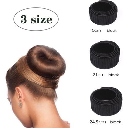 New Fashion Hair Tools Magic Quick Bun Make Hair Styling Long Headbands Women DIY Hairbands Girl Hair Bands Hair Accessories