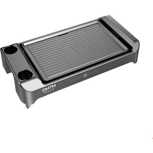 Electric Grill Household Electric Bakeware Barbecue Plate Korean Non-stick Barbecue Pot Grill Iron Plate BBQ Meat Machine