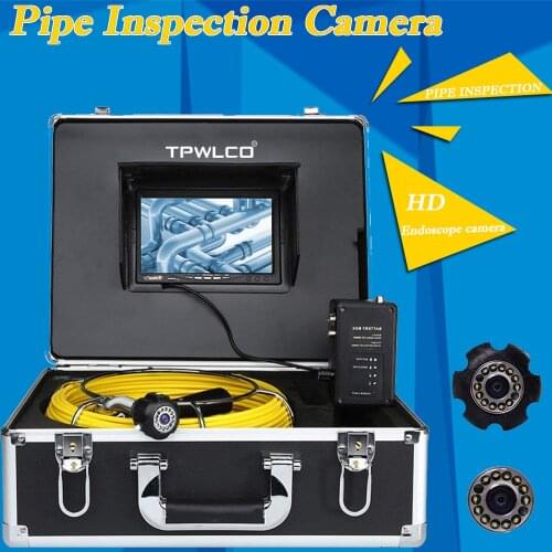 23MM The CCTV Inspection of Pipelines Pipe Endoscope 20M Cable 12pcs LED Professional Industrial Drain Sewer Camera Waterproof