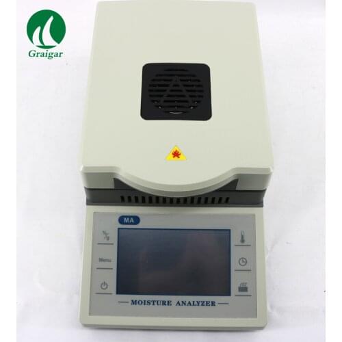 MA-50-10 Touch Screen Halogen Analyzer Moisture Meter Big Touch Screen LCD Display