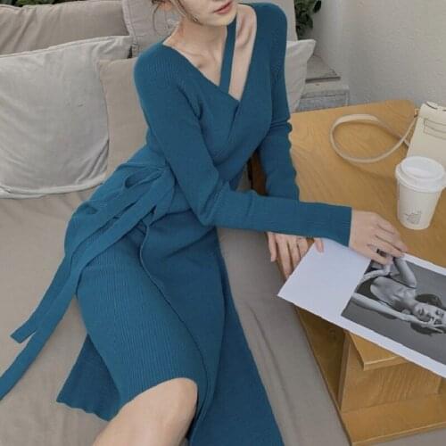 JPQFrankoy Fashionable Knitted Dresses