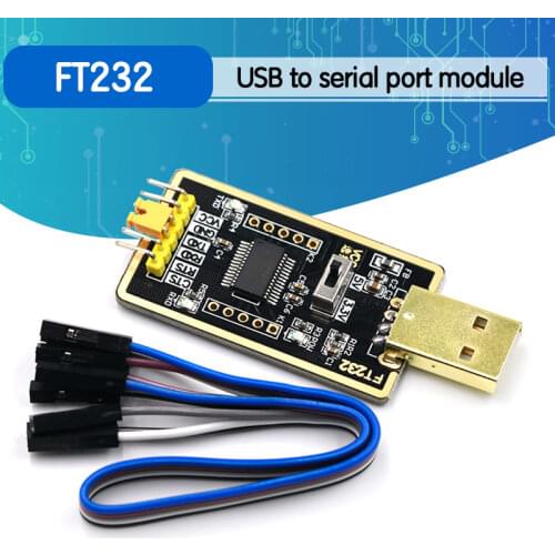 FT232RL FT232 USB TO TTL 5V 3.3V Download Cable To Serial Adapter Module For Arduino USB TO 232 support win10