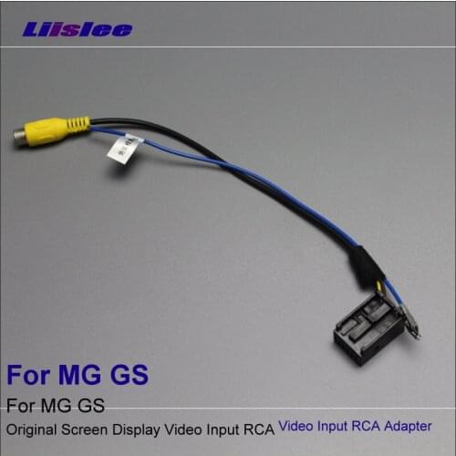 Liislee Original Video Input Switch RCA Adapter Connector Convertor Wire Cable For MG GS Rear View Camera