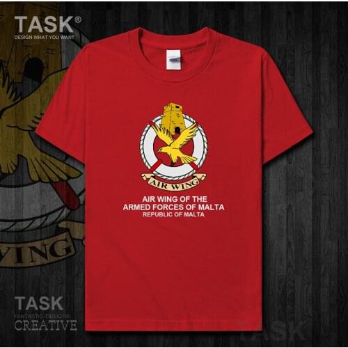 Air Force Republic of Malta Maltese MLT Fashion country Short sleeve clothes t-shirt new Tops t shirt Army Tactical Military 01