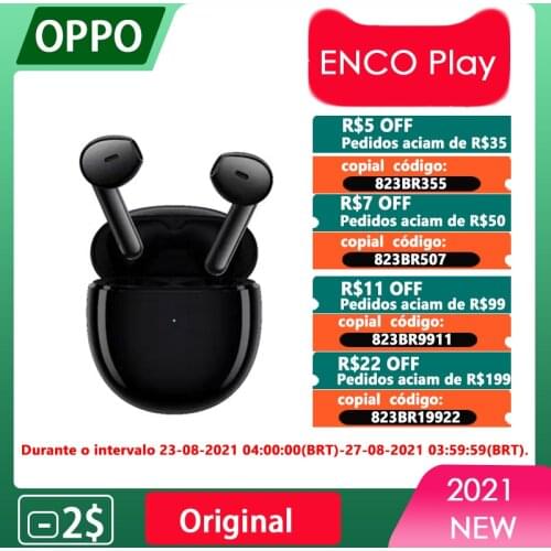 In-Ear AAC SBC Original EarBuds OPPO Enco Play Wireless Bluetooth Earphones BT 5.2 AUDIO Tws Headset 12mm Dynamic