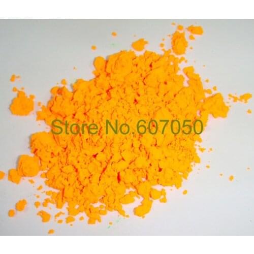 50gram x NEON Orange Color Fluorescent Pigment Powder for Nail Polish&Painting&Printing