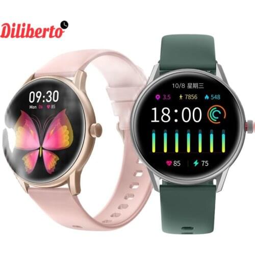Diliberto 2021 New KW06 Pro Smart Watch Men Call Reminder IP68 Waterproof Heart Rate Monitor Sports Bluetooth Music Smartwatch