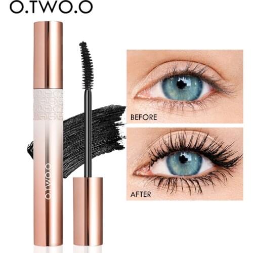 O.TWO.O Makeup Mascara 4D Volume Eyelashes Mascara Lengthening Eyelashes Makeup Waterproof Mascara Non Staining Eye Cosmetics