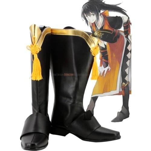 Oboro Shoes Cosplay Fire Emblem if Oboro Cosplay Shoes Boots Custom Made for Men and Women Wear