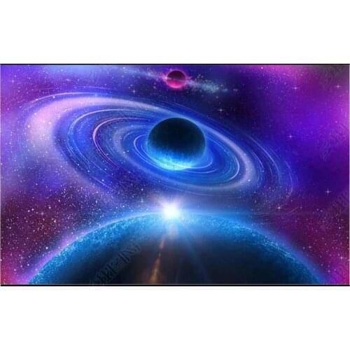 Custom ceiling wallpaper for walls 3 d zenith mural wallpaper Planet universe interstellar ceiling mural background wall paper