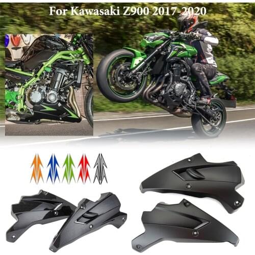 Motorcycle Belly Pan Bellypan Engine Spoiler Lower Fairing Body Frame Panel for 2017 2018 2019 Kawasaki Z900 Accessories Carbon