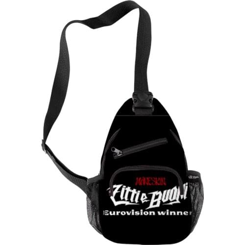 Maneskin Merch Mens shoulder bag messenger outdoor sports one shoulder chest daily picnic canvas messenger bag