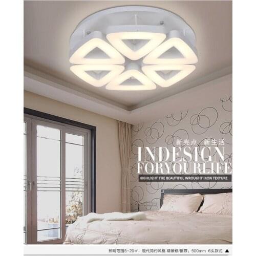 LED light Acrylic Personality Ceiling Lights sitting room dining-room bedroom Ceiling Lamps 110-220V lighting Remote control